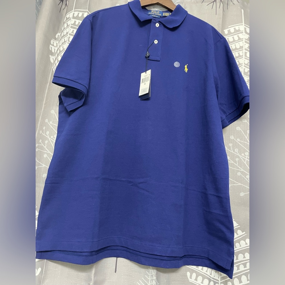 NWT• Polo Ralph Lauren Classic Fit Iconic Mesh Polo Shirt. “Fall Royal”, XL, 2XL - Picture 10 of 16